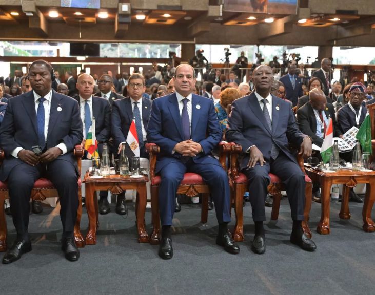 الرئيس السيسي خلال القمة