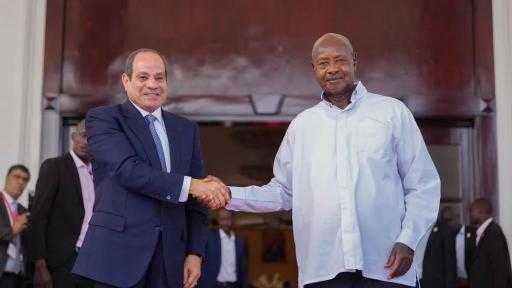 الرئيس السيسي: نحرص على تطوير التبادل التجاري وإقامة شراكات استثمارية مستدامة مع أوغندا