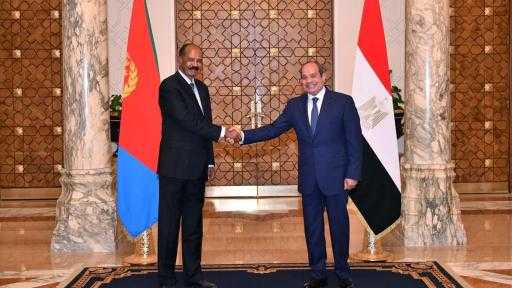 الرئيس السيسي: نحرص على تطوير التعاون التجاري والاقتصادي والاستثماري مع إريتريا الرئيس السيسي: نحرص على تطوير التعاون التجاري والاقتصادي والاستثماري مع إريتريا