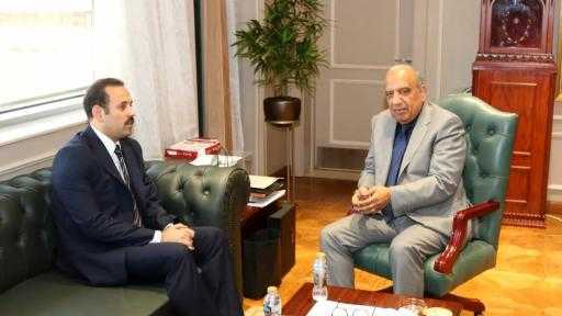 وزير الكهرباء ومدير جهاز مستقبل مصر يبحثان التعاون لتنفيذ مشروعات طاقة شمسية... وزير الكهرباء ومدير جهاز مستقبل مصر يبحثان التعاون لتنفيذ مشروعات طاقة شمسية وبطاريات تخزين الطاقة