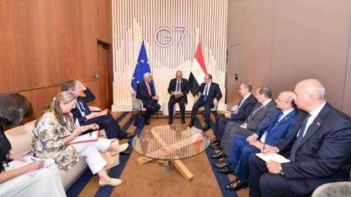 الرئيس السيسي: نحرص على تعزيز العلاقات الاقتصادية والتجارية مع الاتحاد الأوروبي الرئيس السيسي: نحرص على تعزيز العلاقات الاقتصادية والتجارية مع الاتحاد الأوروبي