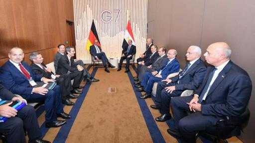 الرئيس السيسي: مهتمون بالتعاون مع ألمانيا بمجالات الطاقة النظيفة والتدريب المهني وانتقال العمالة الماهرة