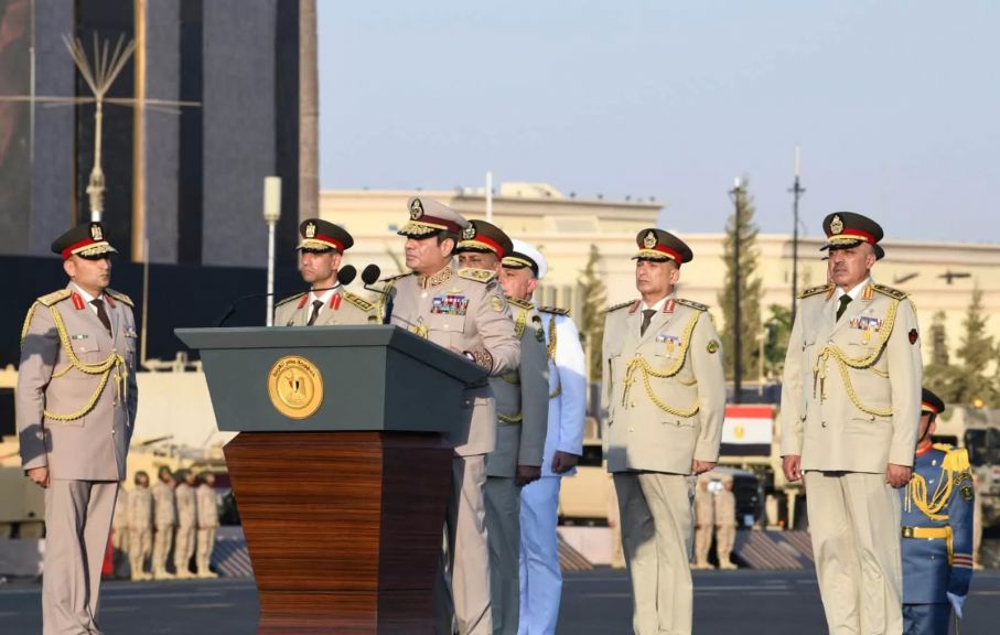 الرئيس السيسي خلال إلقاء كلمته