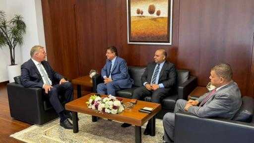 وزير البترول يُناقش مع شركة أردنية تبادل الخبرات بمجال استغلال خام الفوسفات