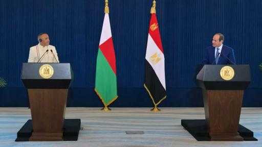 الرئيس السيسي: الشركان المصرية مستعدة لتوسيع انخراطها في مدغشقر بقطاعات الطاقة وتحلية... الرئيس السيسي: الشركان المصرية مستعدة لتوسيع انخراطها في مدغشقر بقطاعات الطاقة وتحلية المياه والزراعة
