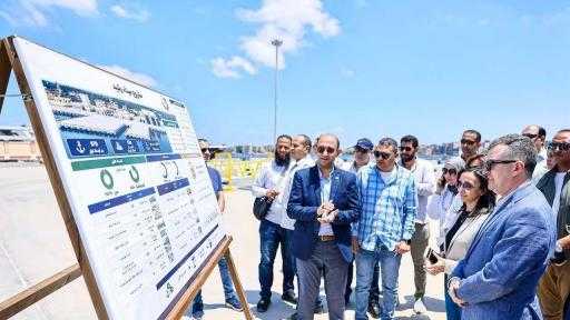 وزير التخطيط يتفقد أعمال تطوير ميناء رشيد باستثمارات 700 مليون جنيه وزير التخطيط يتفقد أعمال تطوير ميناء رشيد باستثمارات 700 مليون جنيه