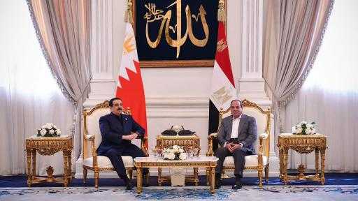 الرئيس السيسي وعاهل البحرين يبحثان مستجدات القضايا الإقليمية والدولية الرئيس السيسي وعاهل البحرين يبحثان مستجدات القضايا الإقليمية والدولية
