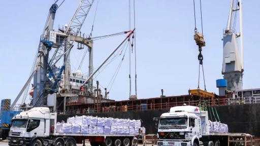تضم ذرة وحديد وخردة.. ميناء دمياط يستقبل 51208 أطنان من البضائع