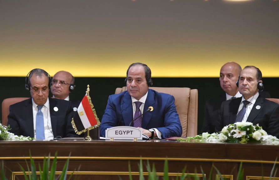 الرئيس السيسي خلال القمة