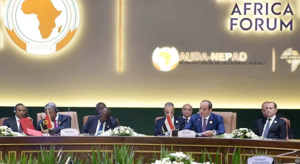 الرئيس السيسي خلال القمة
