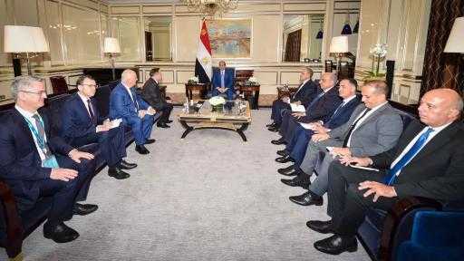 الرئيس السيسي يؤكد على أهمية تنفيذ محطة الضبعة النووية وفقًا للأطر الزمنية المحددة